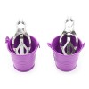        Bucket Nipple Clamps Purple