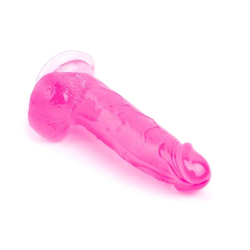 Suction Cup Dildo Crystal Jellies Realistic Dildo Pink Mr. Rude 7.9. Артикул: IXI62578