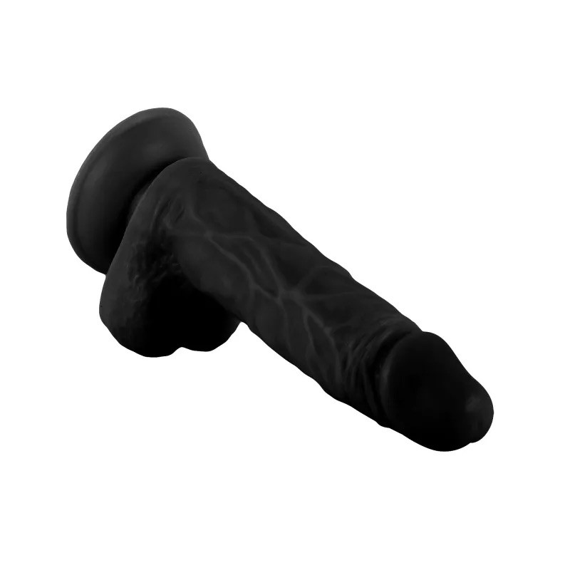 Фаллоимитатор на присоске Realistic Dong Black Mr. Rude 7.5. Артикул: IXI62586