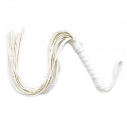       Flirt Whip Bound Leather White