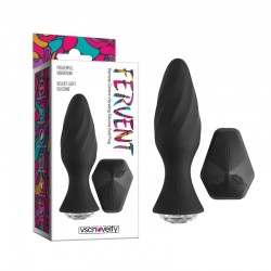 Vibrating anal plug with Fervent Remote Control Vibrating Silicone Butt Plug