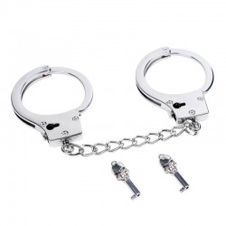  Stainless Steel Hands Cuffs Silver   