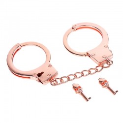  Stainless Steel Hands Cuffs Gold   