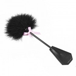 Gaming Black Stack Feather Tickler Paddle