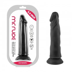 Realistic Dong Black Mr. Suction Cup Dildo Rude 8.9