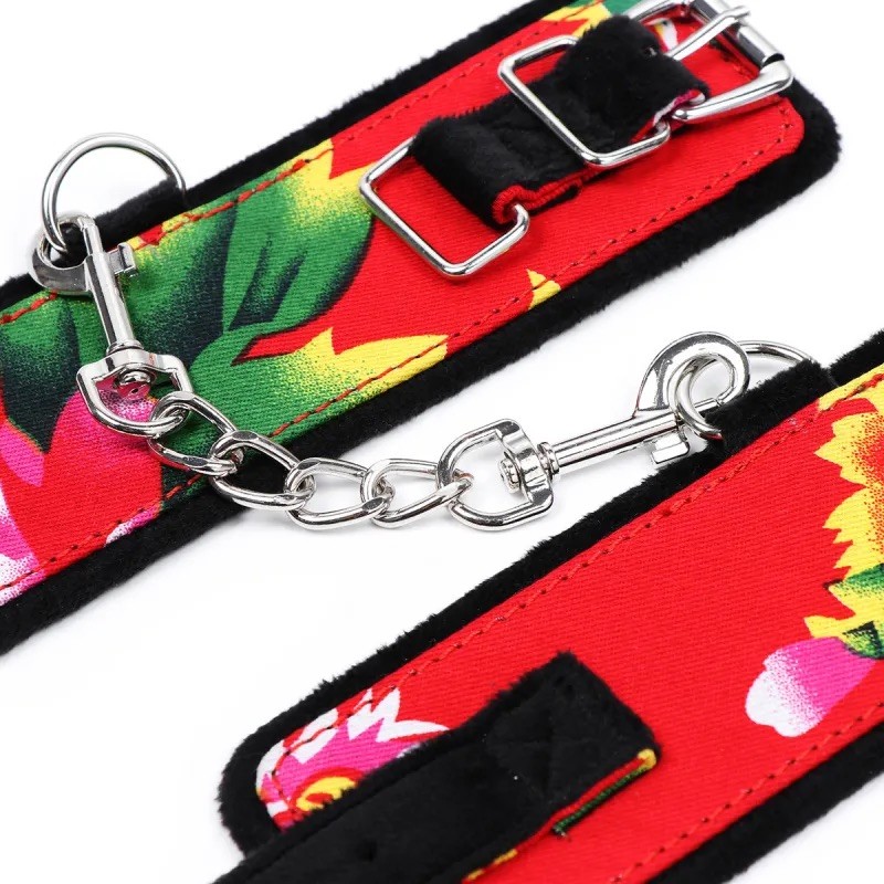 Цветной комплект наручников Tropical Handcuffs With Chain. Артикул: IXI62609