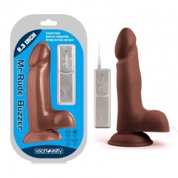 Suction cup vibrator Buzzer Brown Mr. Rude 8.3