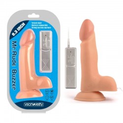 Buzzer Flesh Mr. Suction Cup Vibrator Rude 8.3