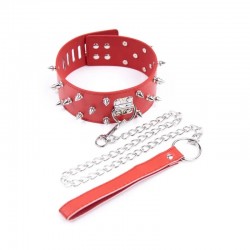      Bdsm Collar Red   