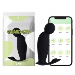 Prostate Massager for Men Min Moai Anal Plug App Version Black