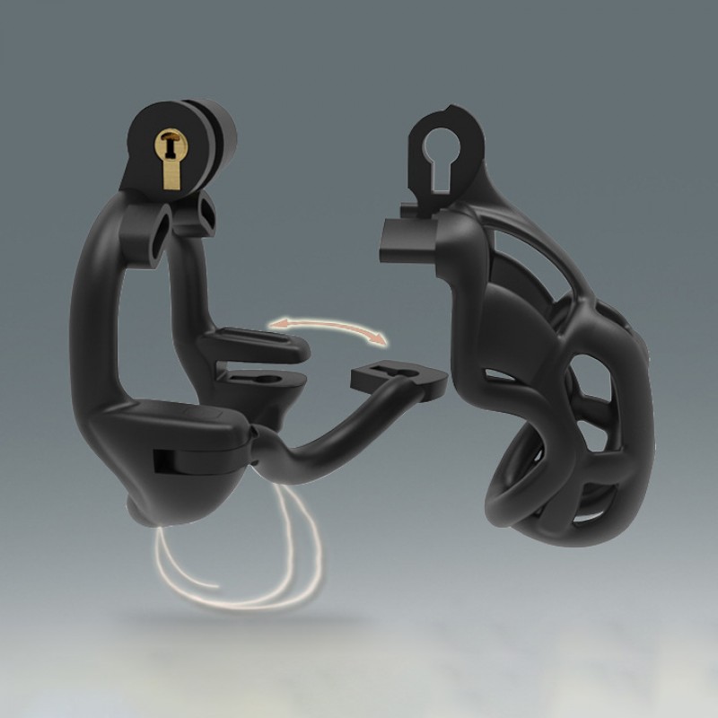 Пояс верности для мужчин Double Lock Male Chastity Device Nub. Артикул: IXI62655