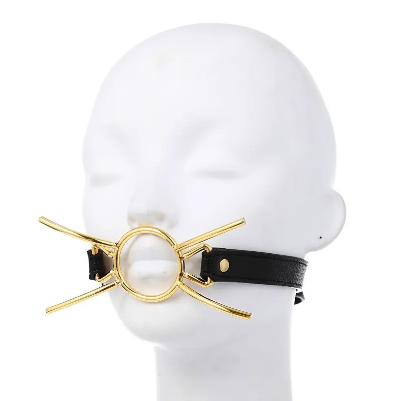 Кляп паук золотой Spider Golden Ring Gag. Артикул: IXI62657