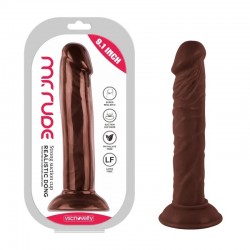 Realistic Dong Brown Mr. Suction Cup Dildo Rude 9.1