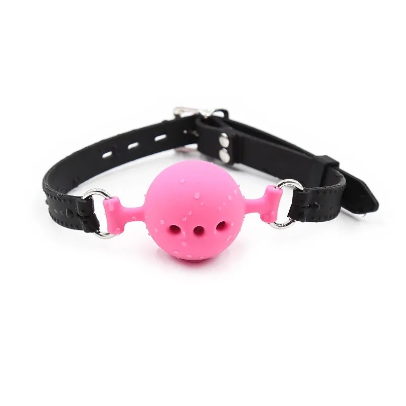 Кляп с отверстиями Gag Silicone Ball Pink. Артикул: IXI62673