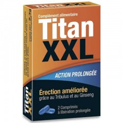 Erection drug Titan XXL Erection Increase Testosterone, 2 tablets