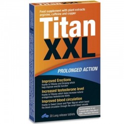 Erection drug Titan XXL Prolonged Action, 20 capsules