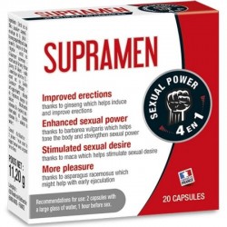 Potency drug Supramen Sexual Power 4 in 1, 20 capsules