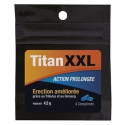 Erection drug Titan XXL Prolonged Action, 4 capsules
