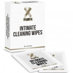 XPower Intimate Cleaning Wipes, 6 wipes