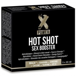 Aphrodisiac for couples XPower Hot Shot Sex Booster, 3x20ml