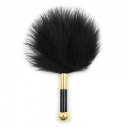 Erotic feather tickler Comfortable Soft Teaser Black