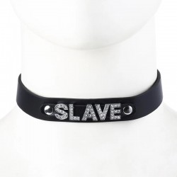 Leather Collar-SLAVE