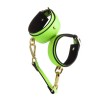   Glow in the Dark Leather Ankle cuffs