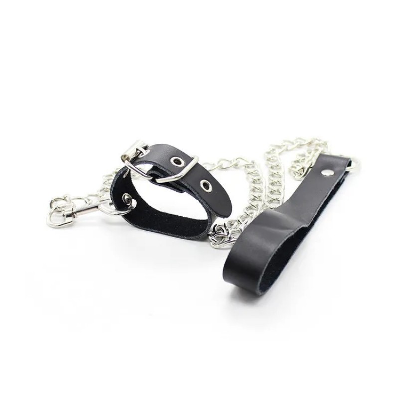 Поводок на пенис кожаный Cock Strap. Артикул: IXI62755