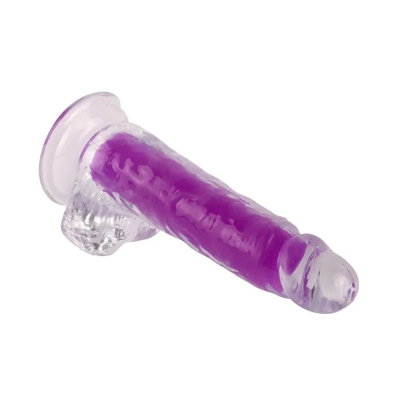 Фаллоимитатор на присоске Glow-in-the-Dark Dong Purple Mr. Rude 7.9. Артикул: IXI62793