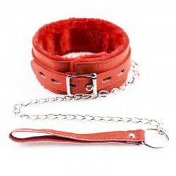      Bdsm Fetish Collar Red