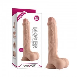    Sliding Skin Dual Layer Dong-Whole Testicles   