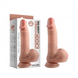    Dual-Layered Nature-Feel Silicone Dildo 7.2   