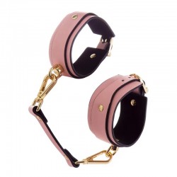 Handcuffs for BDSM games Glow in the Dark Leather Hands Cuffs Pink