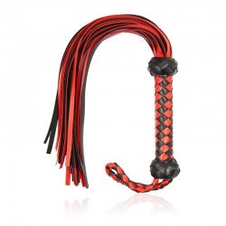 Leather Whip Red