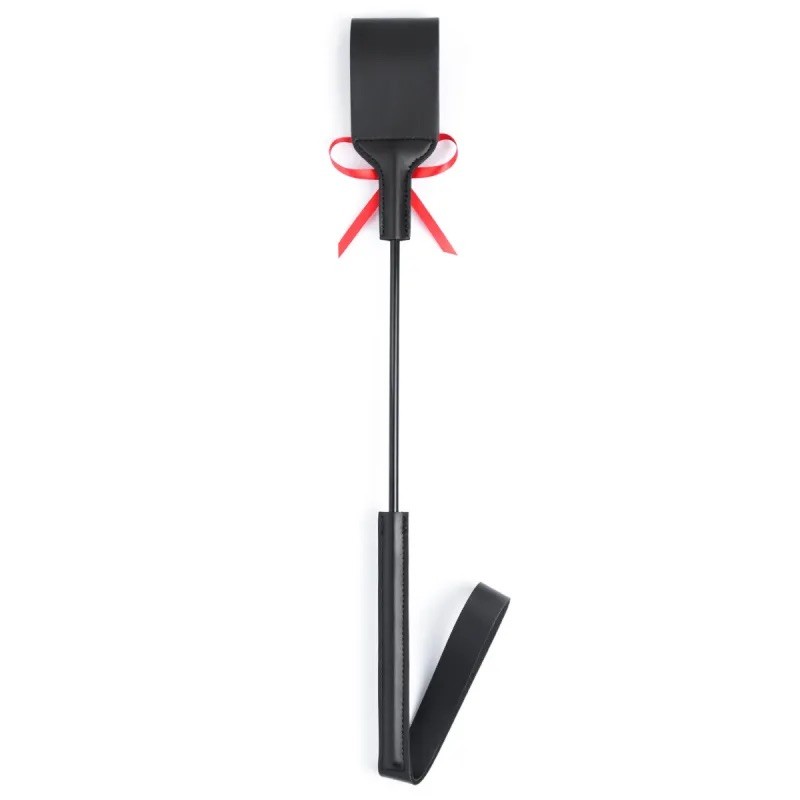 Black Whip With Red Bow Leather Cane. Артикул: IXI62880