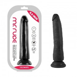Realistic Dong Black Mr. Suction Cup Dildo Rude 8.5