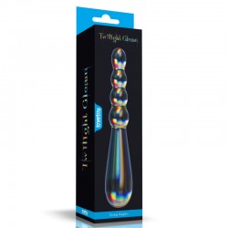   Twilight Gleam Glass Dildo Rising Ripples