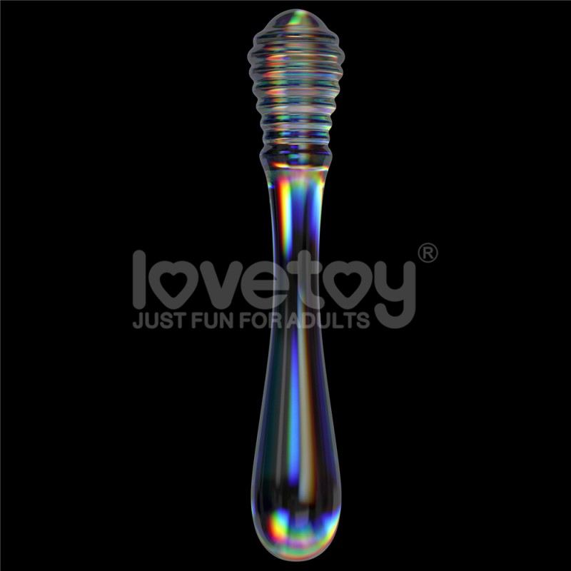 Стеклянный дилдо Twilight Gleam Glass Dildo Twin Pleasures. Артикул: IXI62915