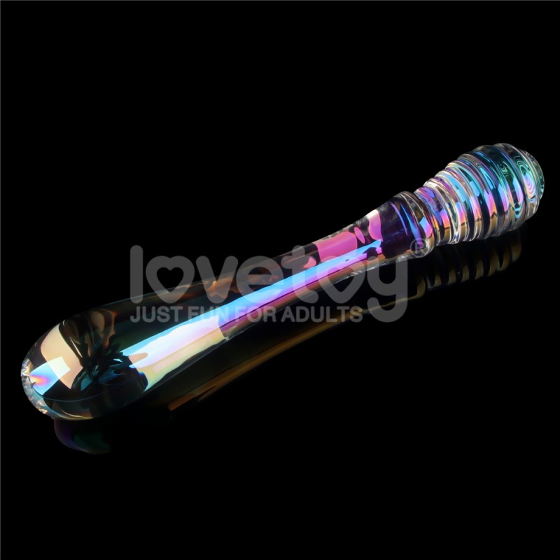 Стеклянный дилдо Twilight Gleam Glass Dildo Twin Pleasures. Артикул: IXI62915