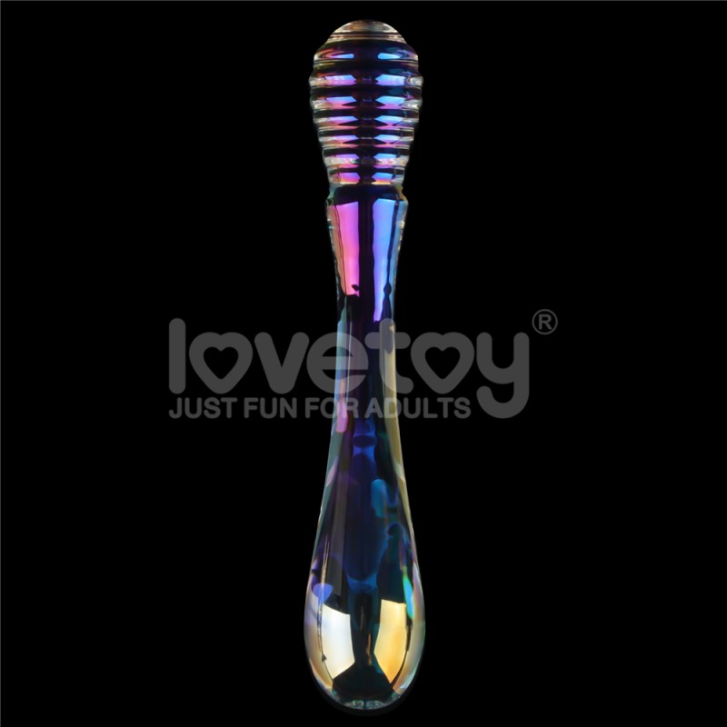 Стеклянный дилдо Twilight Gleam Glass Dildo Twin Pleasures. Артикул: IXI62915