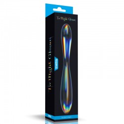 Twilight Gleam Double Delight Glass Dildo