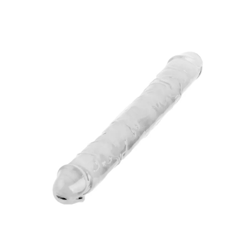 Double dildo Mr. Rude Crystal Jellies Realistic Double-ended Dildo Clear 12.0. Артикул: IXI62925