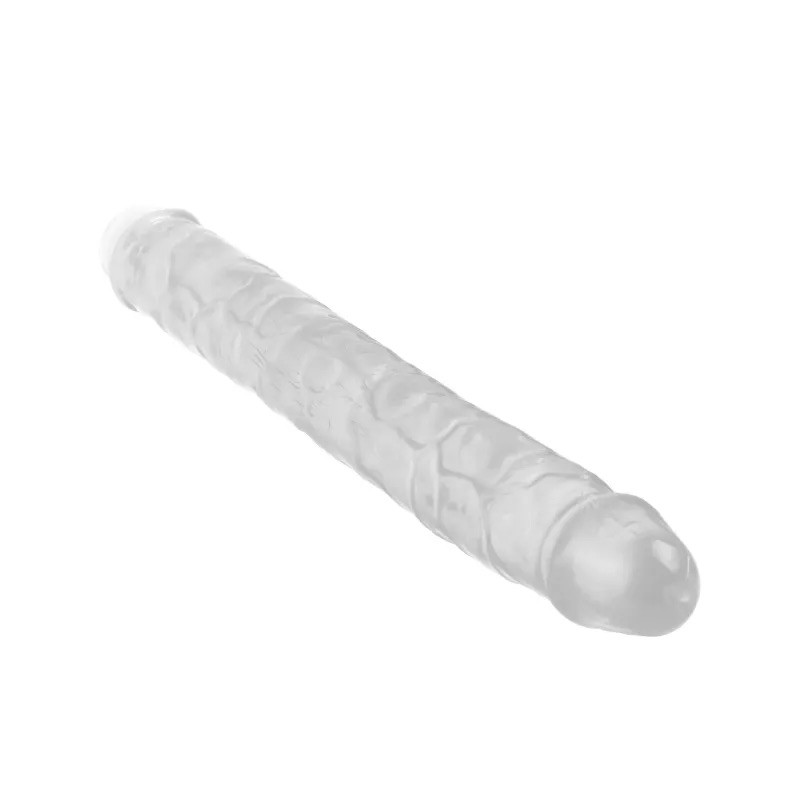 Double dildo Mr. Rude Crystal Jellies Realistic Double-ended Dildo Clear 12.0. Артикул: IXI62925