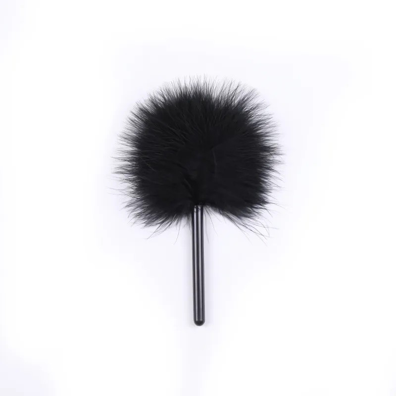 Tickler stick with delicate fluff Teaser Fantasy Black. Артикул: IXI62944