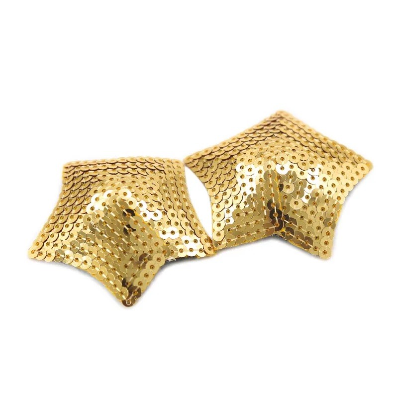 Стикини на соски в форме звезды Nipple Pasties Golden. Артикул: IXI62953