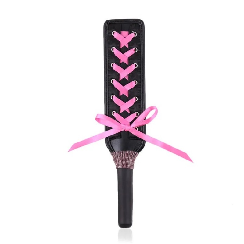 Шлепалка с розовой шнуровкой Slapper Paddle Ribbon. Артикул: IXI62962