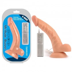 Suction cup vibrator Mr. Rude Buzzer Flesh 9.0