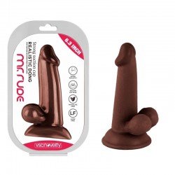 Suction cup dildo Mr. Rude Realistic Dong Brown 6.3