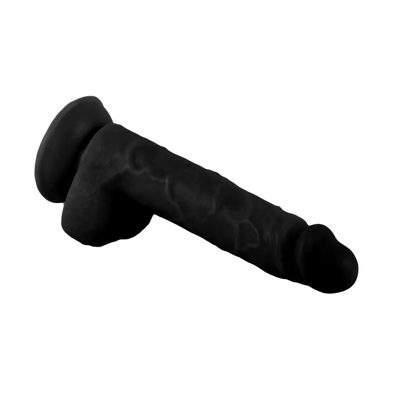 Suction cup dildo Mr. Rude Realistic Dong Black 8.3. Артикул: IXI62984