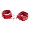 Red Nylon Velcro Adjustable Ankles Cuffs